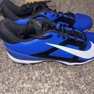 New Mens Nike Alpha Menace 4 Shark Football Cleats #FN0028-400 Size 11.5 Blue